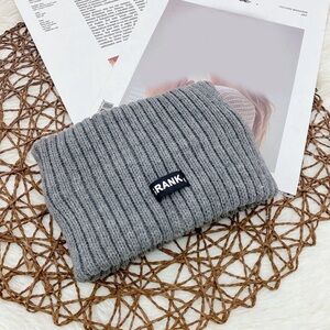 Grey GRANK Knitted Headband Ear Warmer